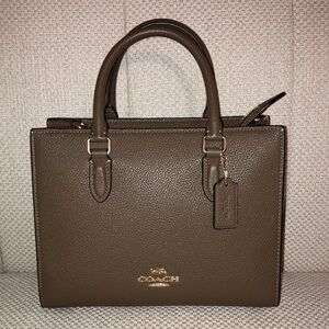 Coach Maggie Small Tote in Dark Stone